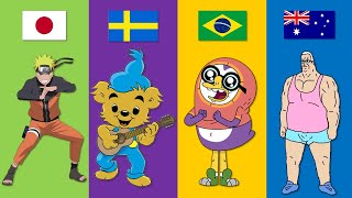 Cartoon From Different Countries | Pt.12