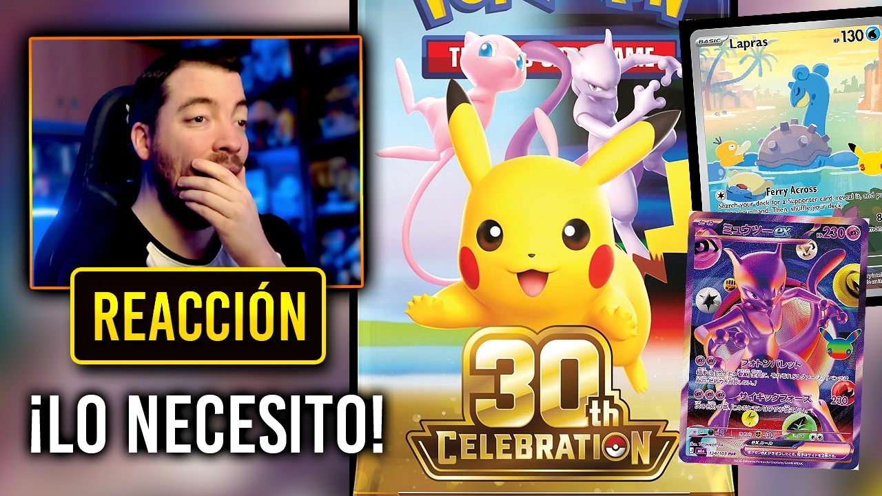 ¡LO NECESITO YA! Mi REACCIÓN al SET del 30 ANIVERSARIO de POKÉMON TRADING CARD GAME