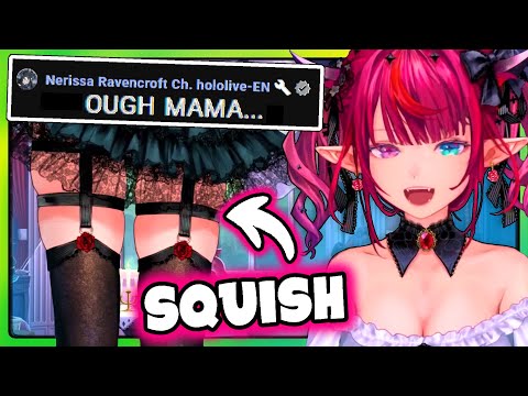 Even Nerrisa lost it when IRyS showed her squishy legs Even Nerrisa lost it when IRyS showed her squishy legs