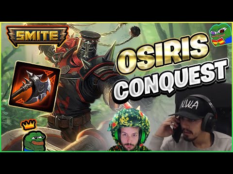 OSIRIS, EL HACHA ESTA FUERTE ME HAN DICHO | Julio | Smite Ranked Conquest DuoQ Warchi ⚔️