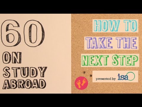 :60 On Study Abroad - How To Take The Next Step