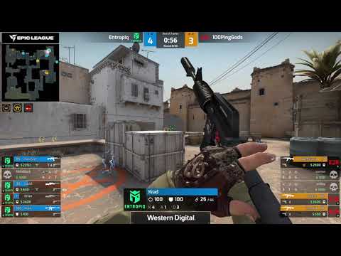 🔴  RU  Entropiq vs 100PingGods | BO3 | EPIC League CIS RMR 2021 RMR