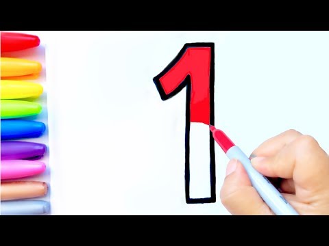 Learn Numbers 1 To 20  Learn Colors Drawing And Coloring  For Kids | Happy Joy Art