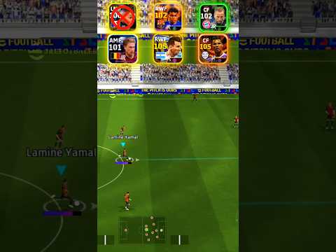 Efootball 25 || Wow's the best long range shot player 🤔🔥 #efootball #pes #ronaldo #messi #shorts