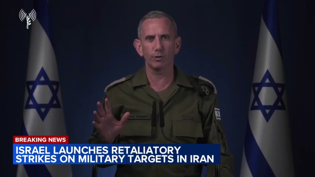 Israeli military launches retaliatory strikes on military targets in Iran, officials say