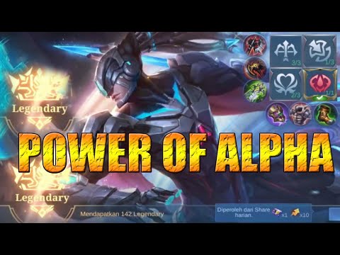 Rahasia Build Alpha Tersakit dan Terkuat 2021 Emblem Fighter | Build Alpha Adu Mekanik | MLBB