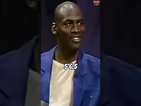 Michael Jordan reveals how he is so TALL #shorts #memezar #michaeljordan