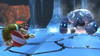 Donkey Kong Country: Tropical Freeze - All Bosses with Funky Kong (No Damage)