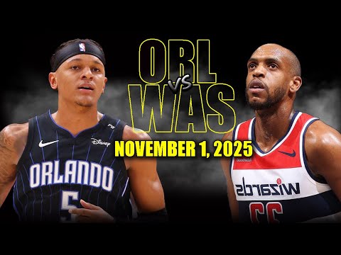Orlando Magic vs Washington Wizards Full Game Highlights - November 1, 2025 | NBA Season