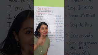 How to introduce myself👩🏻‍🏫     #easyenglishtv