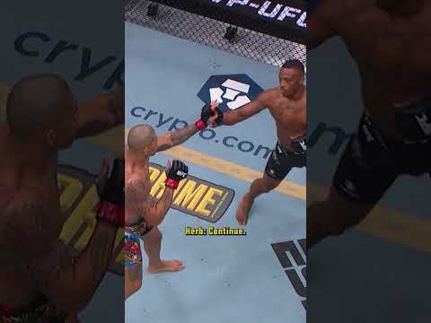 what did Alex Pereira hit him with?? 😳 #ufcshorts