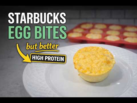 Starbucks Egg Bites (High Protein) | Easy Meal Prep Breakfast