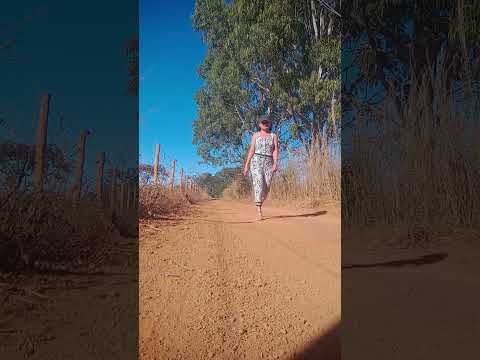 Caminhada sertaneja Comunidade Santa Rita município Vianópolis Goiás Brasil