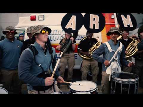 Army/Air Force Drum Line Battle 2016 [4K]