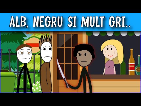 RAFAELO SI GRASA DE LA MAGAZIN: ALB, NEGRU SI MULT GRI..