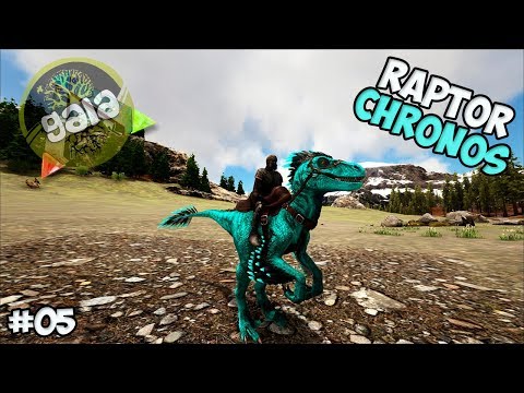 DOMAMOS UM RAPTOR CHRONOS!! - ARK GAIA 2T