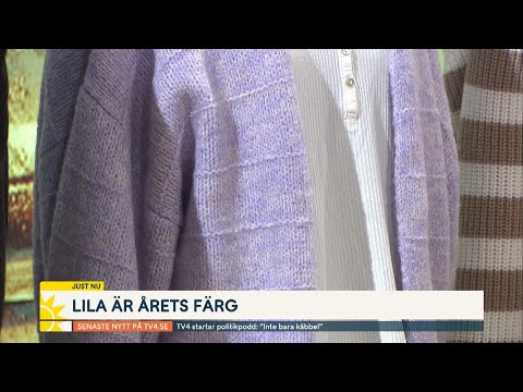 Vårens modetrend: Lila är årets vårfärg | Nyhetsmorgon | TV4 & TV4 Play