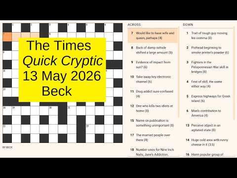 The Times Quick Cryptic 3300