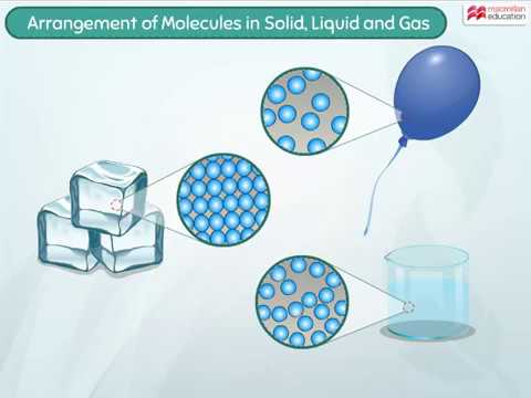 Arrangement of Molecules in Solid, Liquid and Gas | Macmillan Education India