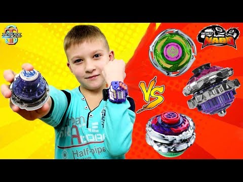 Самый сильный 💪 Инфинити Надо? Цифровой Громовой Скакун с ЧАСАМИ VS обычные волчки Infinity Nado