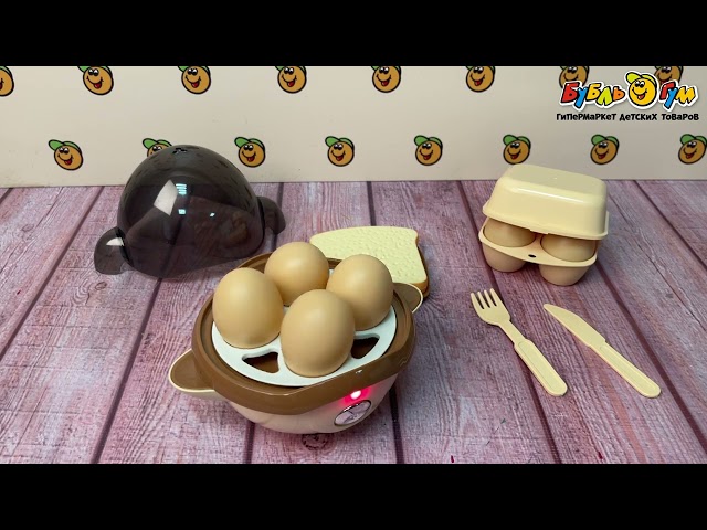 Набор игровой Lanson Toys Яйцеварка с посудой и едой 14см - видео