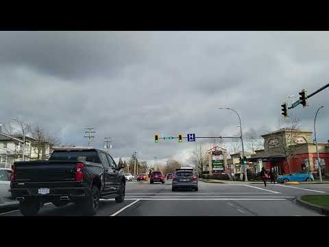 Driving on the Fraser Highway from Langely to Abbotsford, BC 🇨🇦 2023