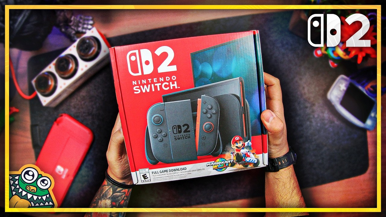 Nintendo Switch 2 Unboxing - Mario Kart World Bundle Edition!