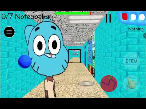 Gumball's Basics In Cartoon And Gumballs Android - Baldi's Basics Mod
