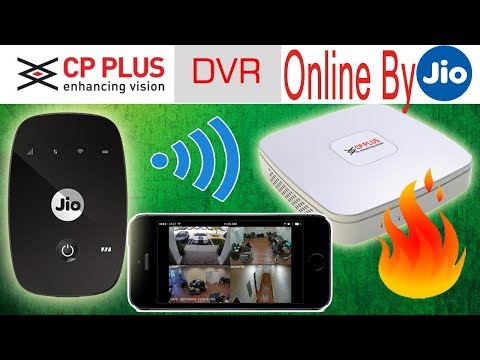 How to connect cp plus dvr to jio wifi cp plus dvr