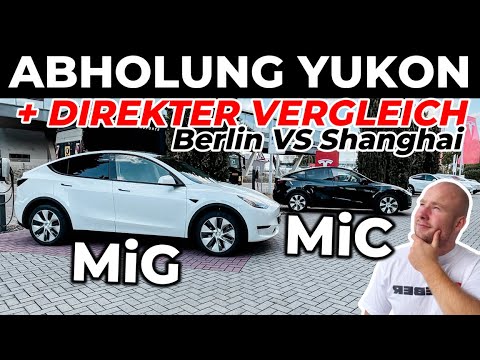 ABHOLUNG MYLR + DIREKTER VERGLEICH TESLA MODEL Y BERLIN VS SHANGHAI | EFIEBER