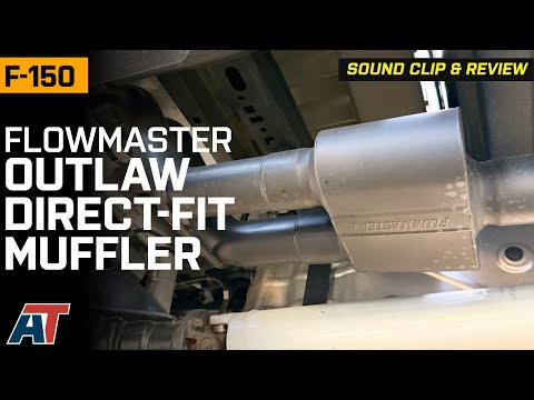 2023-2025 5.0L F-150 Flowmaster Outlaw Direct-Fit Muffler Review & Sound Clip