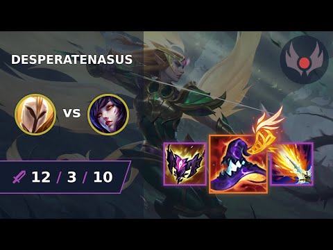 [ DesperateNasus ] Kayle MID vs Ahri | EUW GRANDMASTER | LOL Season 2024