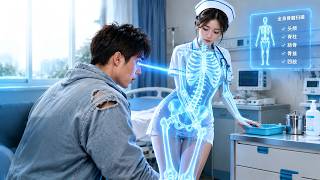 美女护士贴身照料！小伙仅仅瞥了一眼，竟觉醒逆天透视神眼！直接看穿护士全身骨架！转头冲进彩票店，狂揽大奖一夜致富！穷小子摇身逆袭惊艳全场，美女