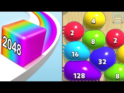 Jelly Run 2048 vs Blob Merge 3D | All Levels Gameplay | Android, iOS | BEST MOBILE GAMES