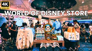 World of Disney Store at Disney Adventure Cruise Full Tour [4K]