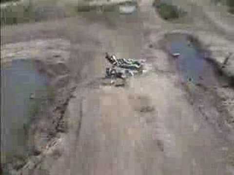 Mark The Man helmet cam crash