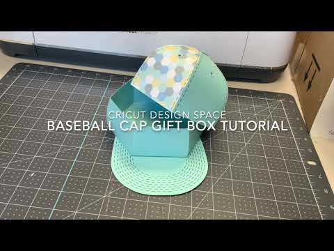 Baseball Cap Gift Box Svg Free