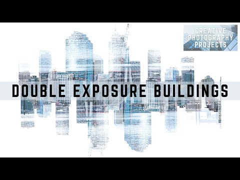 Double exposure city photography - blend two exposures in camera into creative and surreal results!