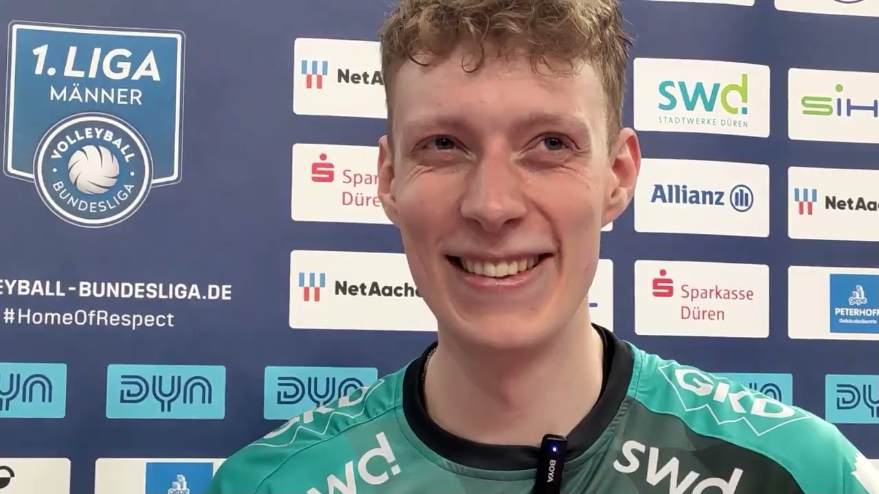  Siebe Korenblek, der junge Mittelblocker SWD Powervolleys Düren