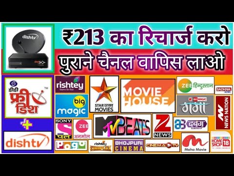 ₹213 का रिचार्ज करो डीडी फ्री डिश + सरे पैसे वाले चैनल चलाओ बेस्ट चैनल पैक Video