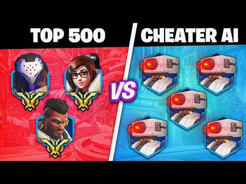 Can Top 500s defeat AIMBOTTING AIs in Overwatch 2?!