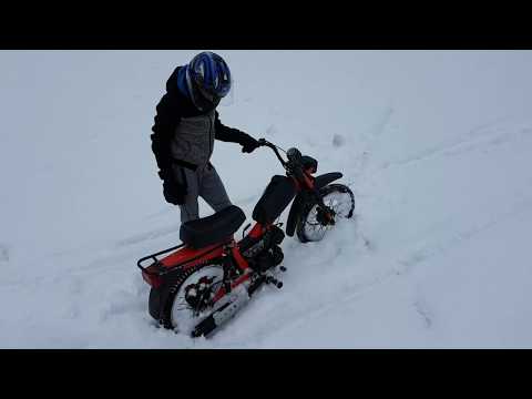 Tomos apn6 VS Snow - dirty ride