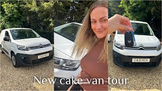 CAKE VAN TOUR | Citroen Berlingo Van 2021 plate