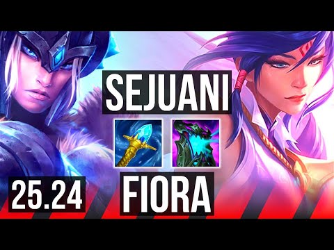 SEJUANI vs FIORA (TOP) | EUW Master | 25.24