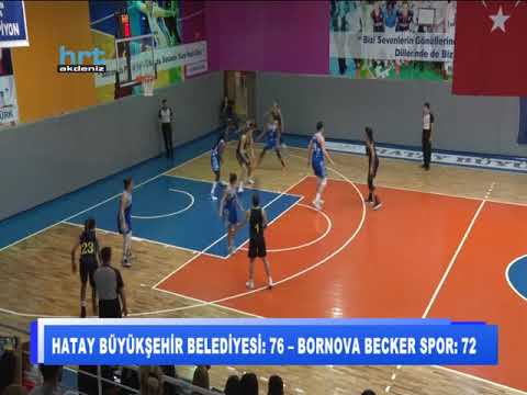 Hatay Büyükşehir Belediyesi: 76 – Bornova Becker Spor: 72