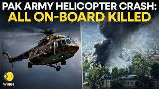 Pakistan Army helicopter crashes in Kashmir, killing all personnel aboard