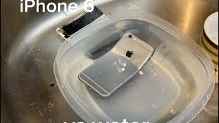 iPhone 6 vs water