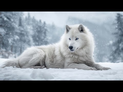 Winter Forest Wildlife Ambience ❄️ Relaxing Piano for Sleep & Calm For Healing, and Deep Sleep