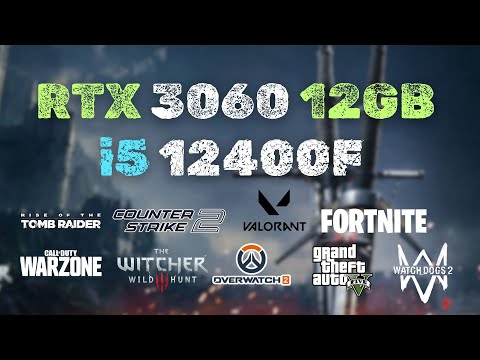 RTX 3060 12GB + Intel I5 12400F - 9 Games Test in 2025