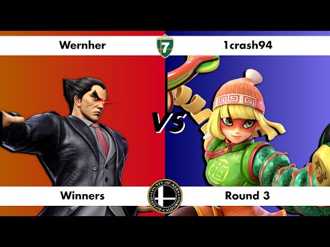 Seven Stocks 4 - Wernher (Kazuya) vs 1crash94 (Min Min) SSBU Tournament